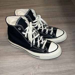 Converse Black High-Top Sneakers Iconic Design